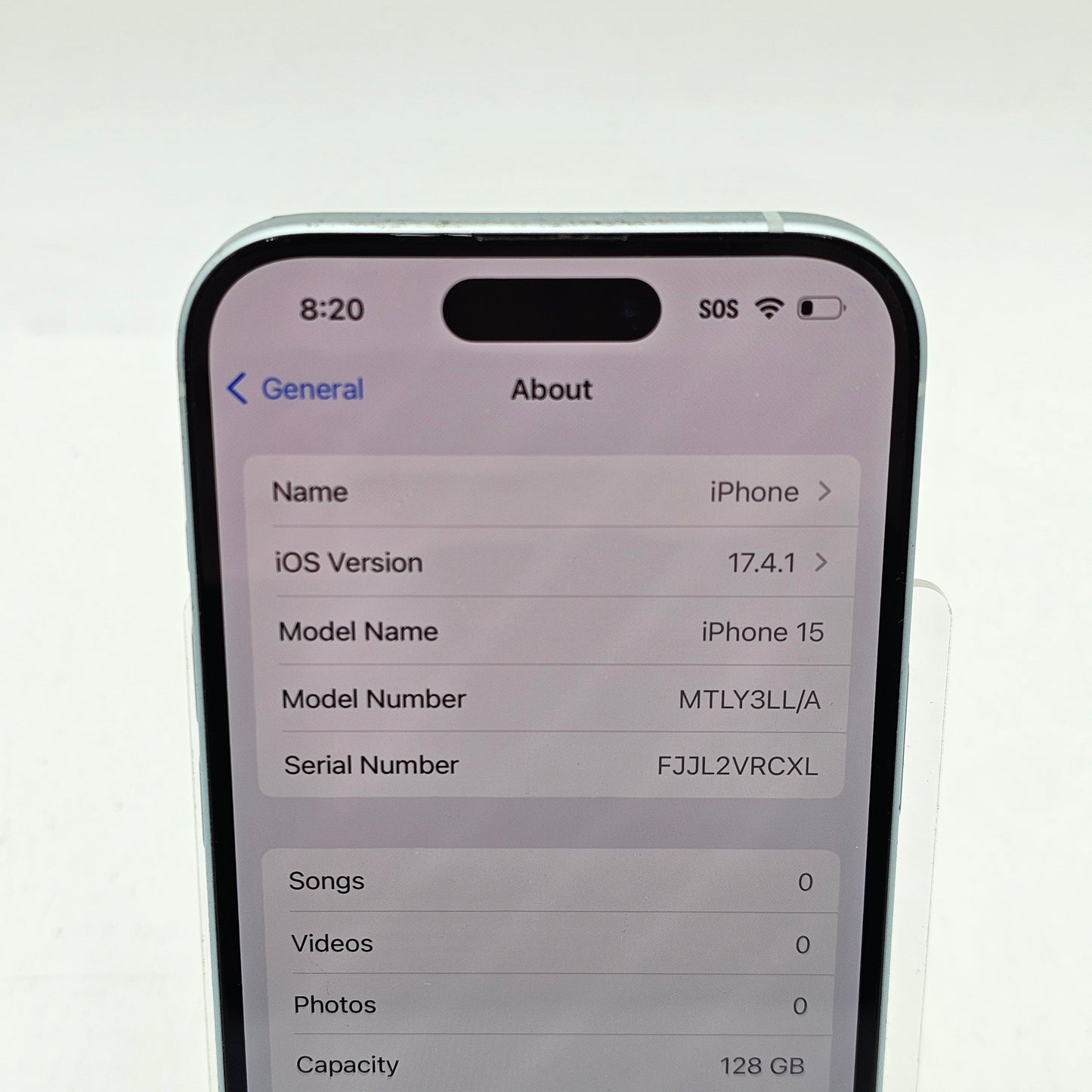 T-Mobile Apple iPhone 15 128GB Blue MTLY3LL/A