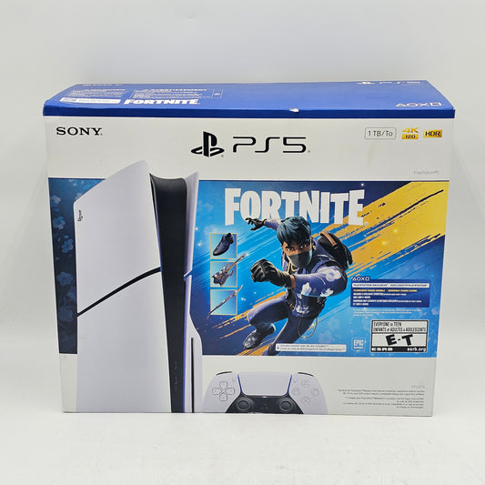 New Sony PlayStation 5 Slim Disc Edition PS5 825GB White Console Gaming System