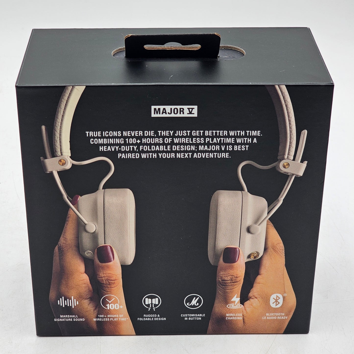 Marshall Major V On-Ear Headphones Beige 1006833