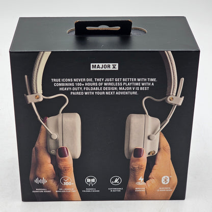 Marshall Major V On-Ear Headphones Beige 1006833