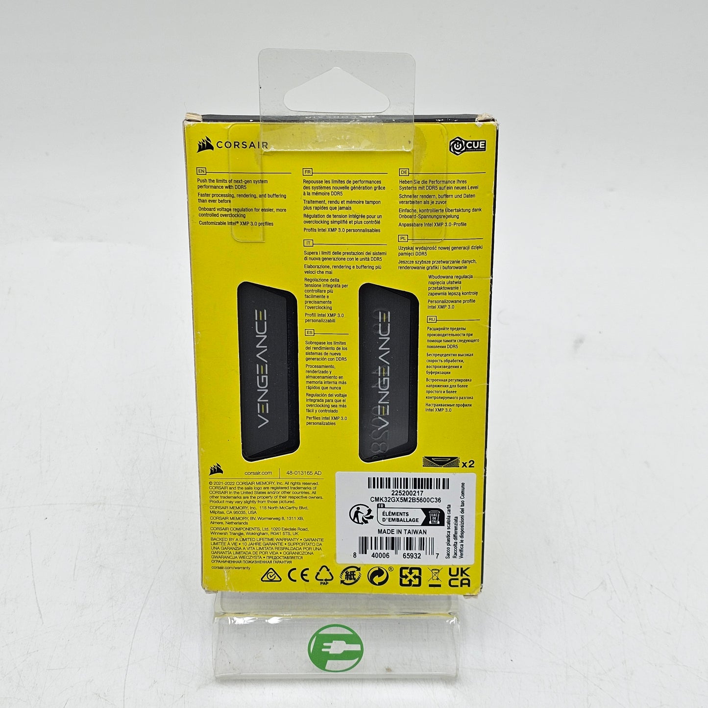 Corsair Vengeance DDR5 32GB (2x16GB) RAM DDR5 5600MHz CMK32GX5M2B5600C36