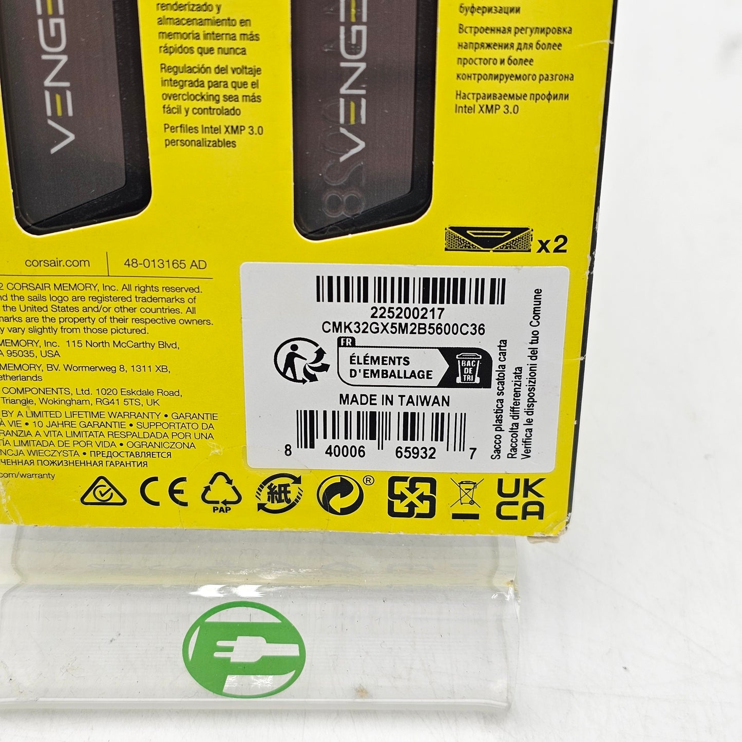 Corsair Vengeance DDR5 32GB (2x16GB) RAM DDR5 5600MHz CMK32GX5M2B5600C36