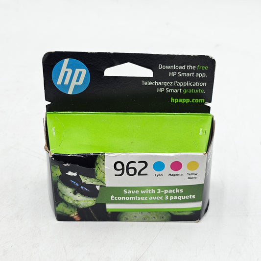 New HP 962 Cyan/Magenta/Yellow Standard Yield Ink Cartridge