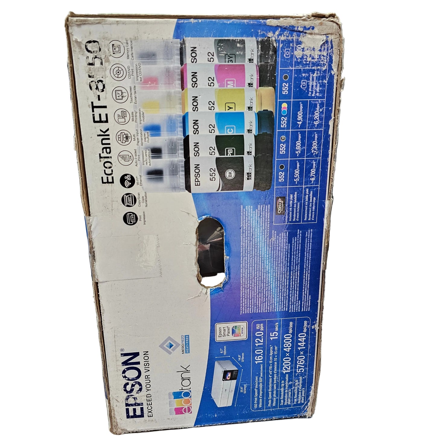 New EPSON ECOTANK ET-8550 All-in-One Wide-format Supertank Printer