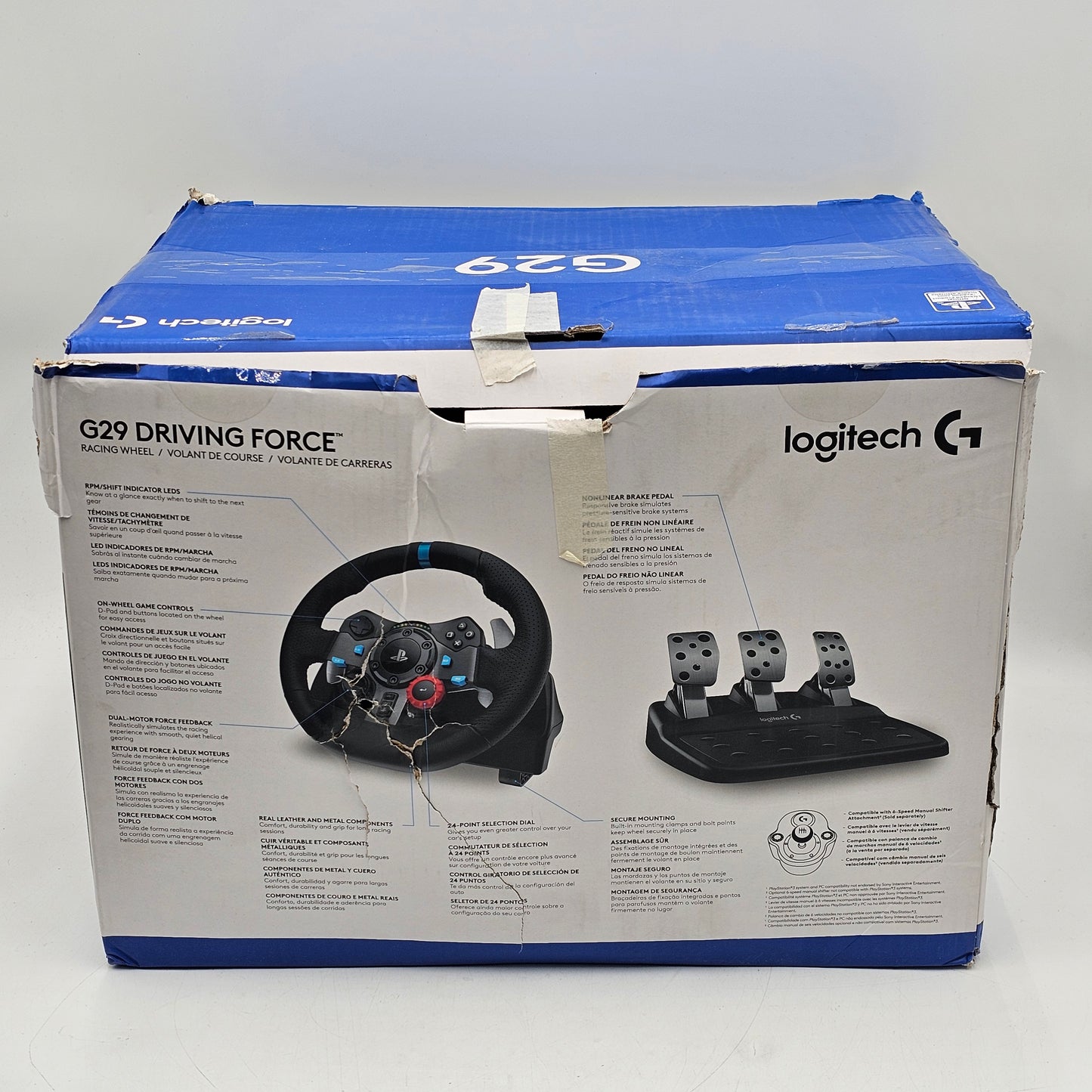 New LOGITECH G29 DRIVING FORCE Steering Wheels & Pedals