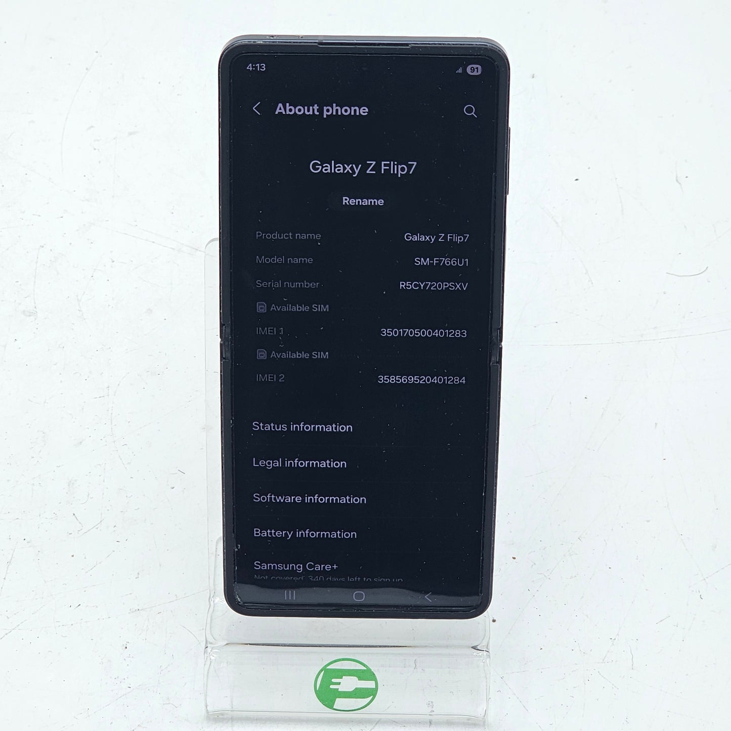 GSM Unlocked Samsung Galaxy Flip7 12GB RAM 512GB SM-766U1 Jetblack