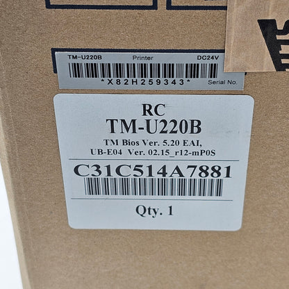 Epson TM-U220B Receipt Printer