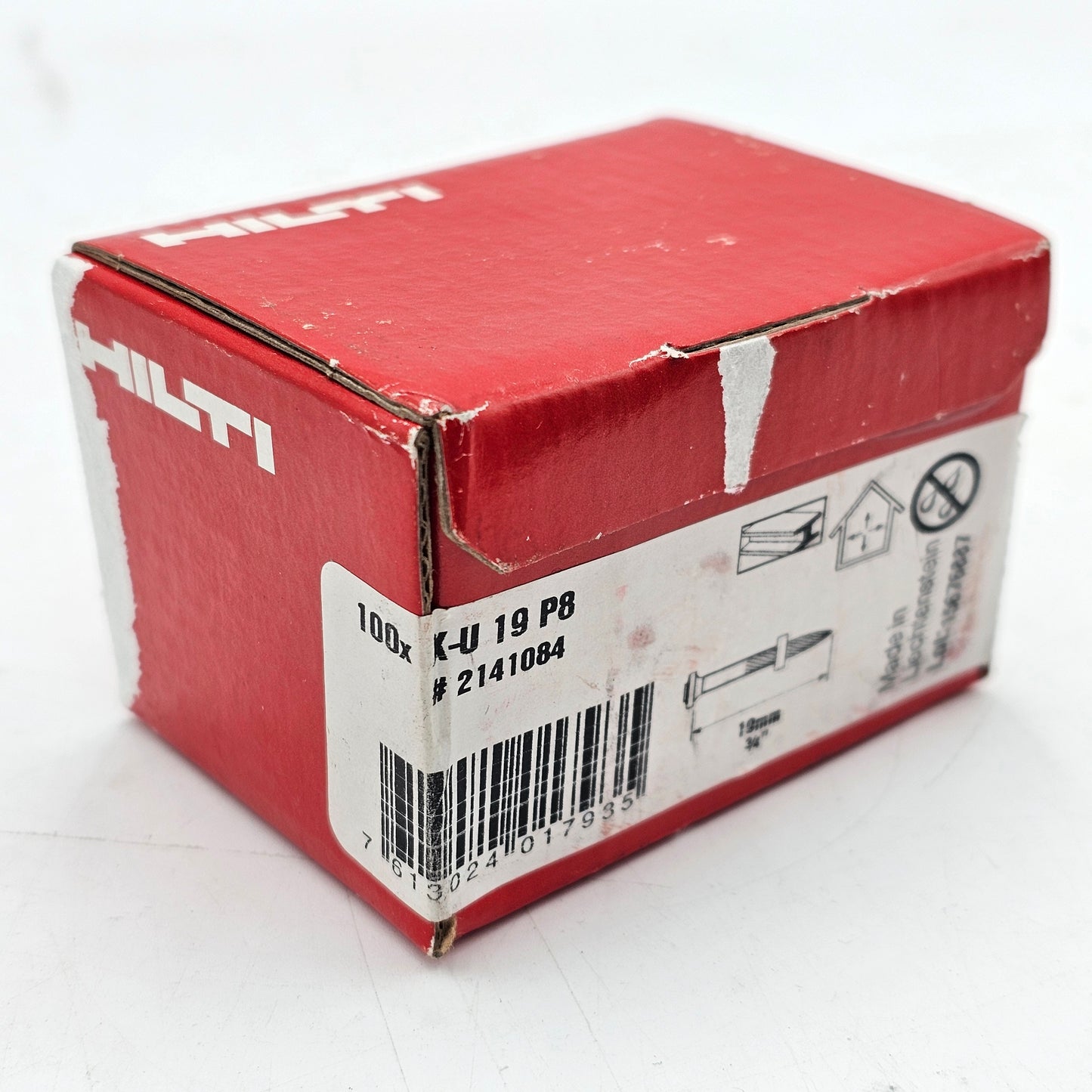 New Hilti X-U 19 P8 UNIVERSAL SINGLE NAIL CONCRETE / STEEL