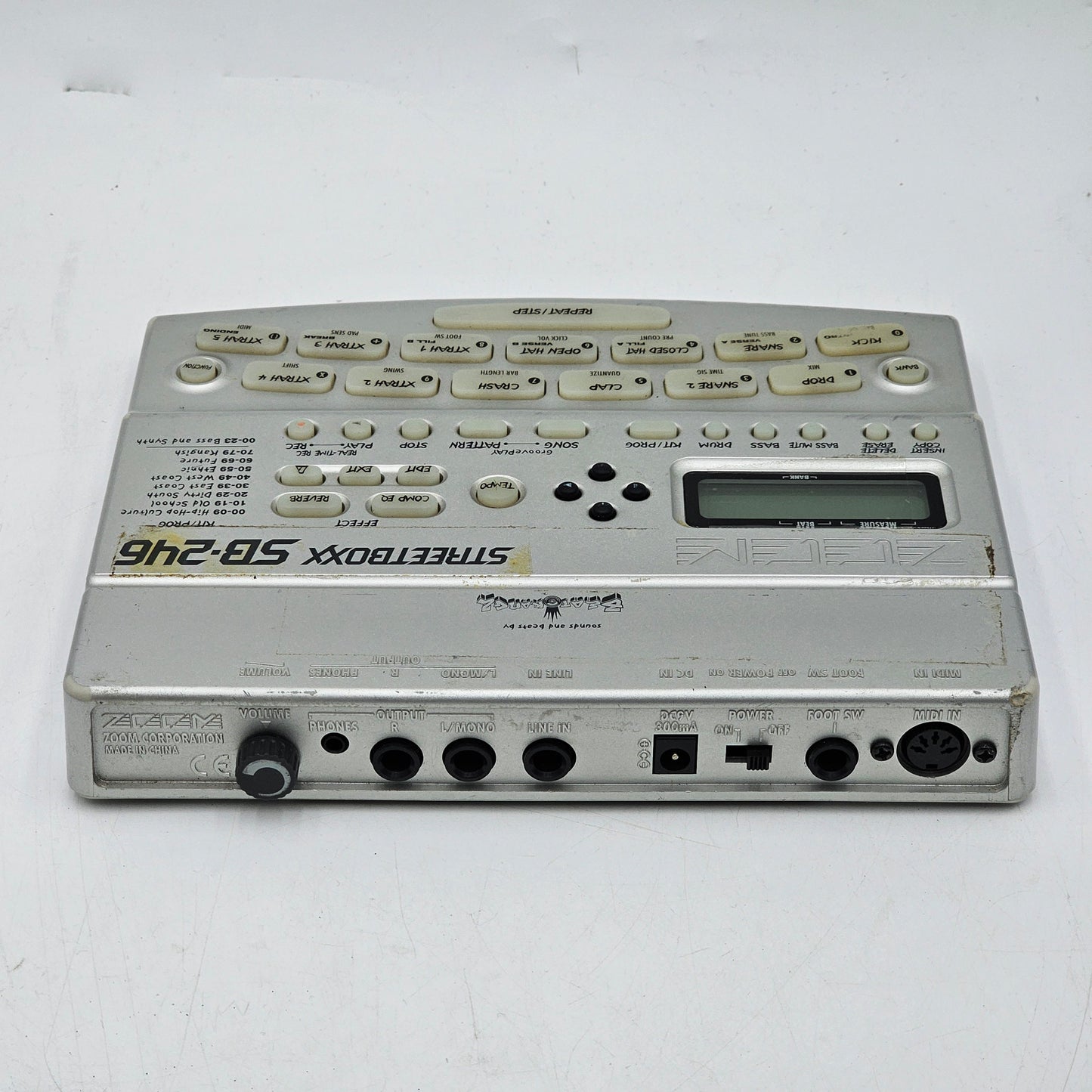 Zoom Streetboxx SB-246 Drum Machine