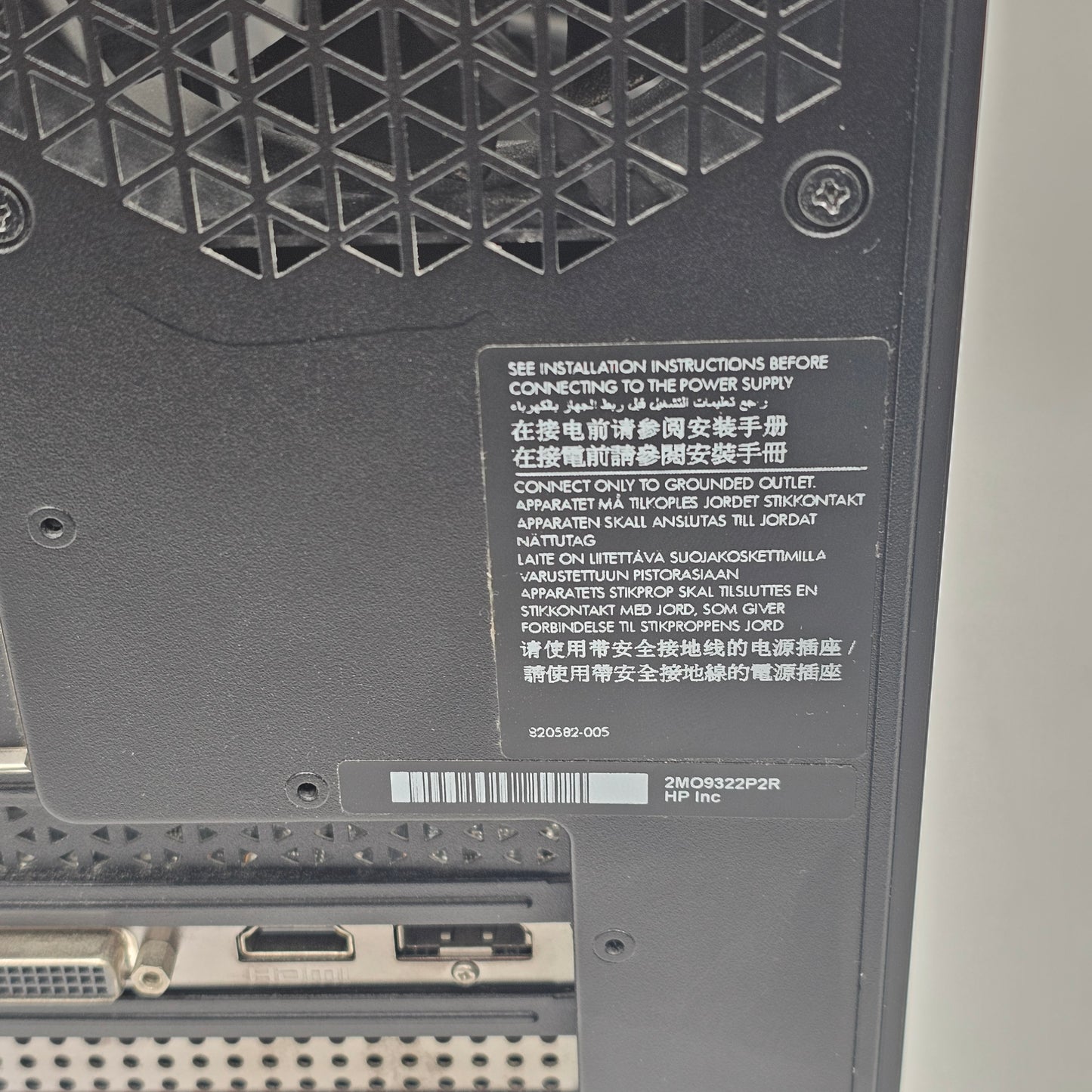HP Omen Custom PC Core i7-9700 3.0GHz 16GB RAM 256GB SSD GeForce GTX 1660 Ti