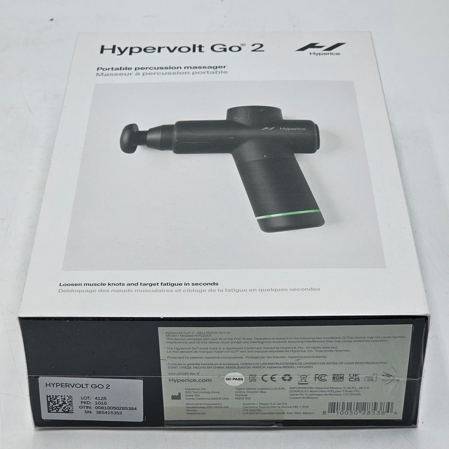 New Hypervolt Go 2 Portable Percussion Manager