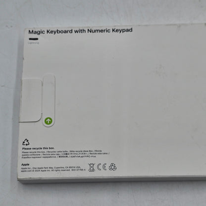 New Apple Magic Keyboard with Numeric Keypad A1843 Space Gray