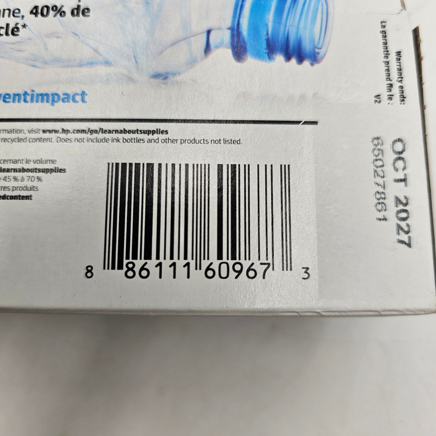 New HP 951 Yellow, Cyan and Magenta Ink Cartridge