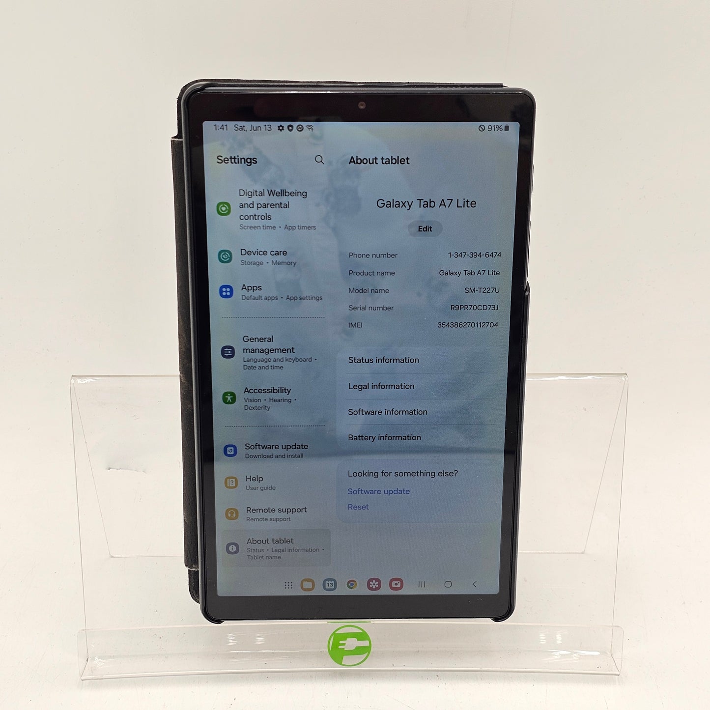 T-Mobile Samsung Galaxy Tab A7 Lite 8.7" 32GB Graphite