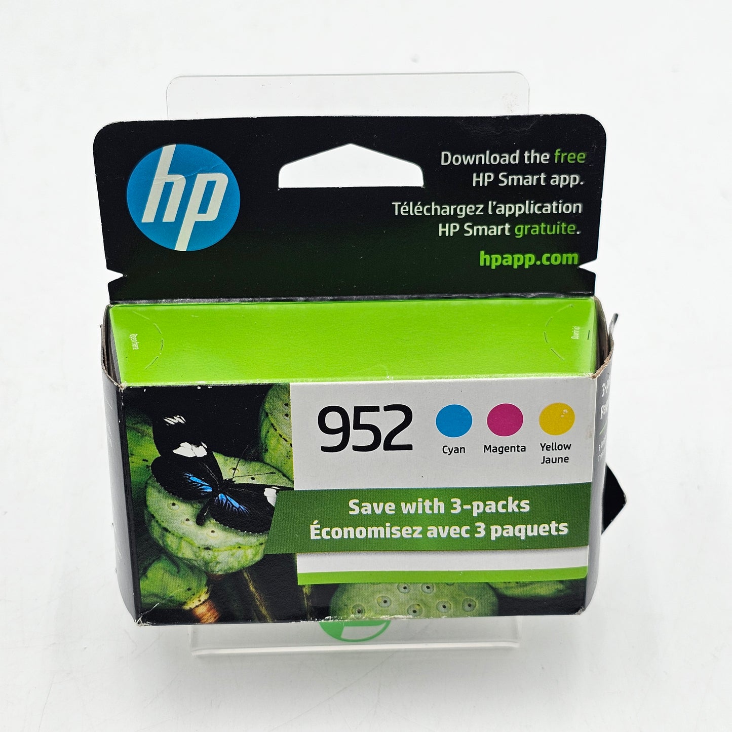 New HP 952 Yellow, Cyan and Magenta Ink Cartridge