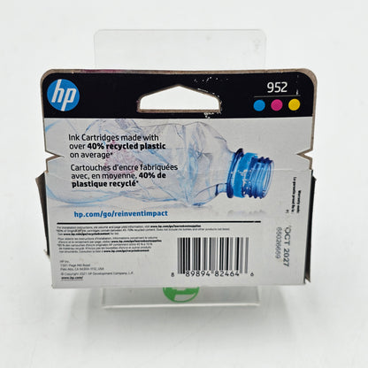 New HP 952 Yellow, Cyan and Magenta Ink Cartridge