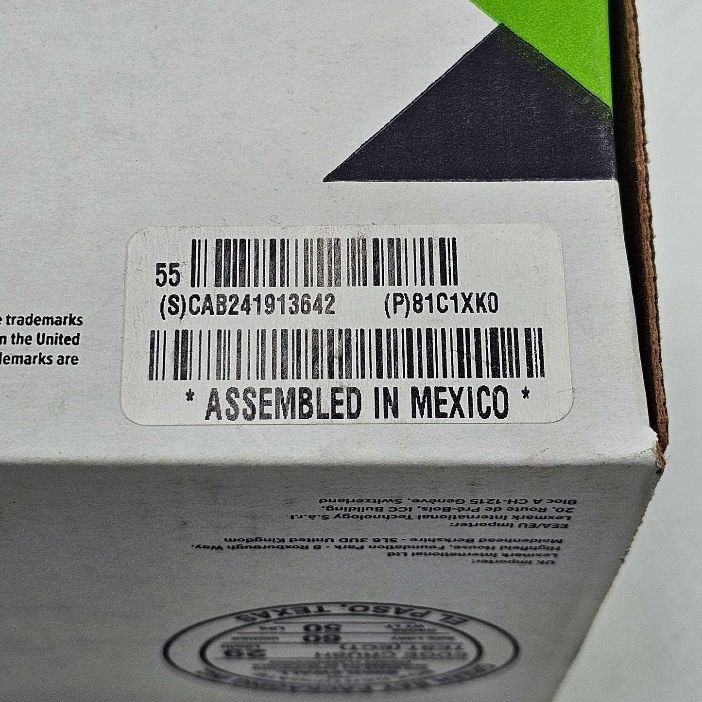 New Lexmark 81C1XK0 Black Toner Cartridge