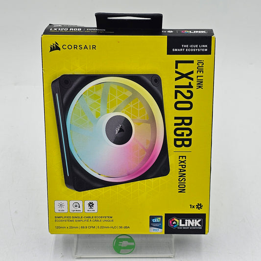 New CORSAIR iCUE LINK RGB 120mm PWM LX120