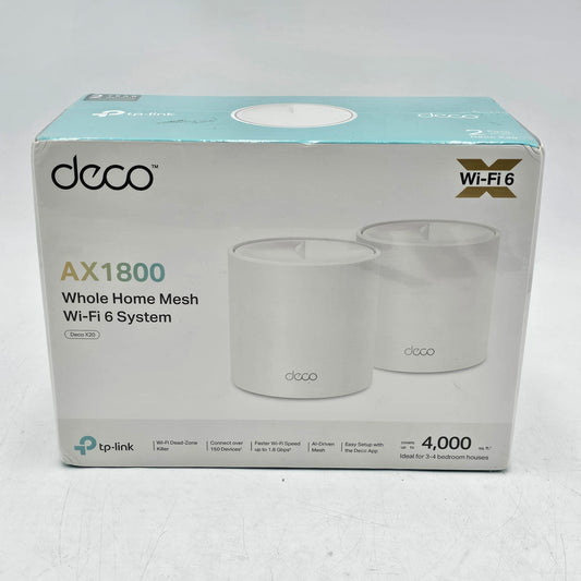 New DECO AX1800 Whole Home Dual Mesh Wi-Fi System