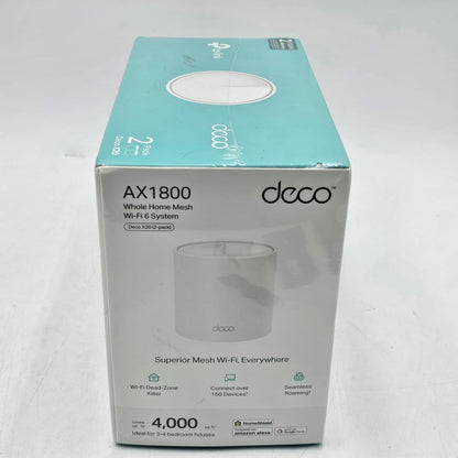 New DECO AX1800 Whole Home Dual Mesh Wi-Fi System