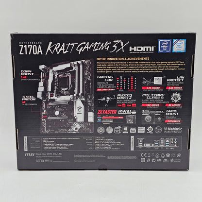 Asus Z170A Krait Gaming 3X LGA 1151 ATX Intel DDR4 Motherboard