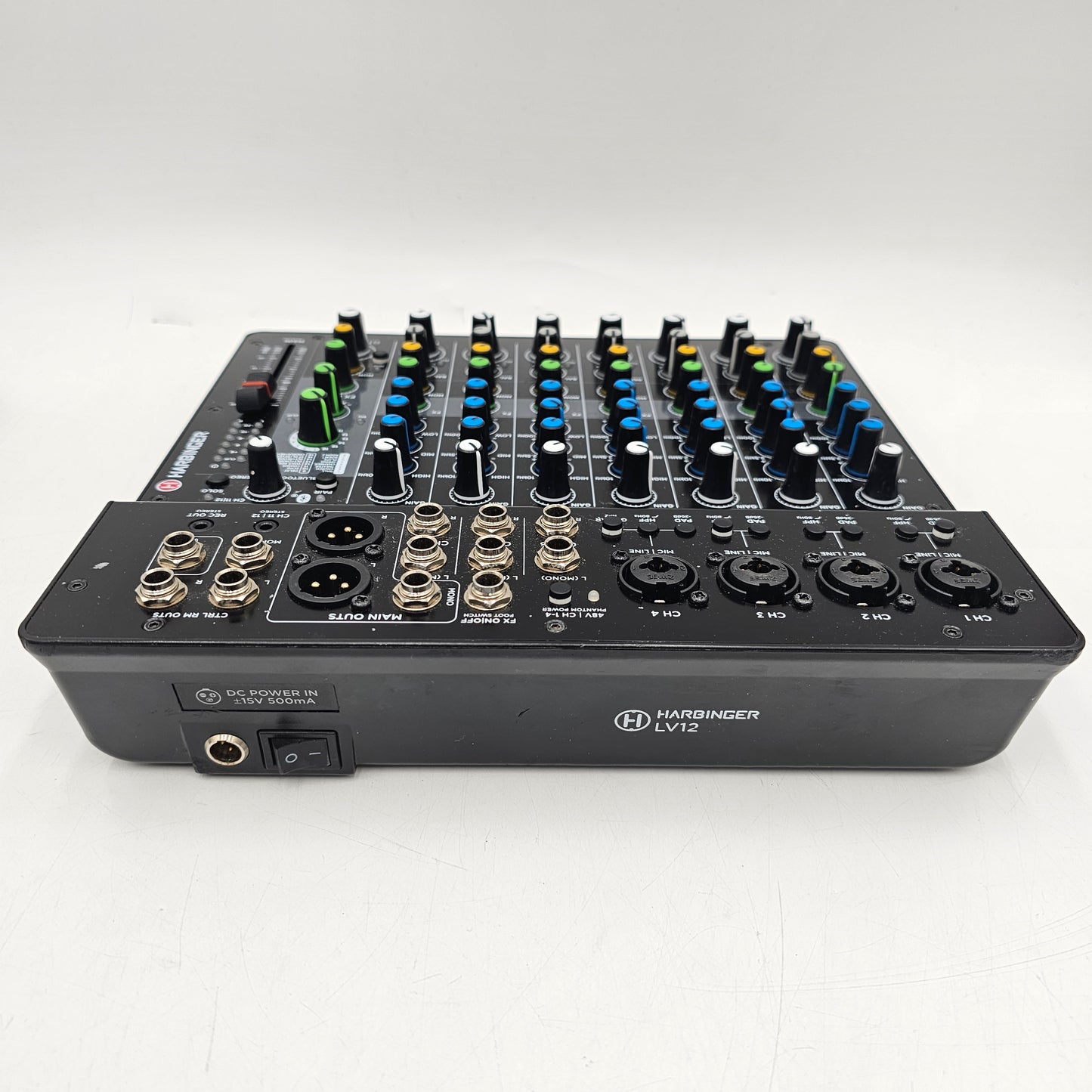 Harbinger lv12 12-Channel Analog Mixer With Bluetooth & FX