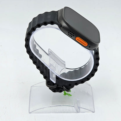 Unlocked Apple Watch Ultra 3 49MM Black Titanium Black Ocean Band MF0J4LW/A