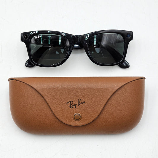 Ray-Ban Meta Wayfarer Gen 1 Shiny Black Polarized RW4006 601/71 AI Smart Glasses