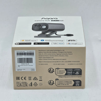 New Aqara Camera Hub G5 Pro PoE Shadow Grey