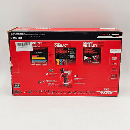 New Milwaukee 3453-22 M12 12V 1/4" Hex Impact Driver