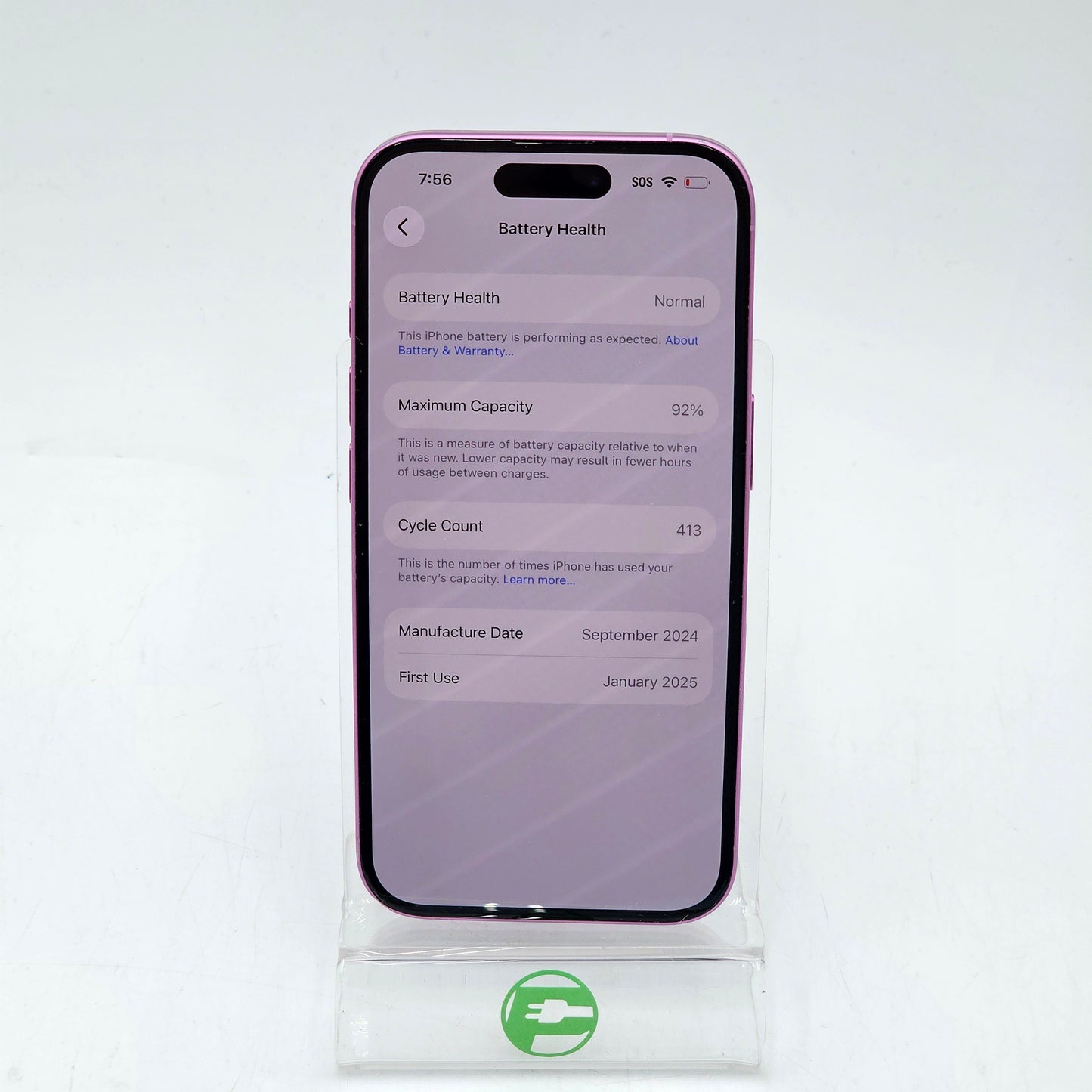 Factory Unlocked Apple iPhone 16 128GB Pink MYAR3LL/A