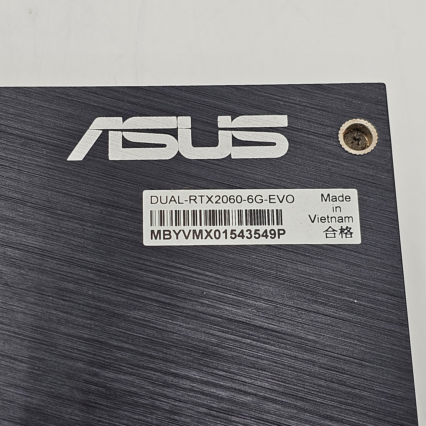 Asus GeForce RTX 2060 6GB GDDR6 Graphics Card DUAL-RTX2060-06G-EVO