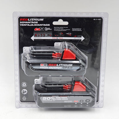 New Milwaukee 48-11-1837 REDLITHIUM HIGH OUTPUT CP3.0 Battery