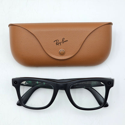 Ray-Ban Meta Wayfarer Gen 1 Matte Black Transitions RW4006 601S1M Smart Glasses