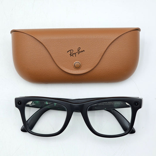 Ray-Ban Meta Wayfarer Gen 1 Matte Black Transitions RW4006 601S1M Smart Glasses