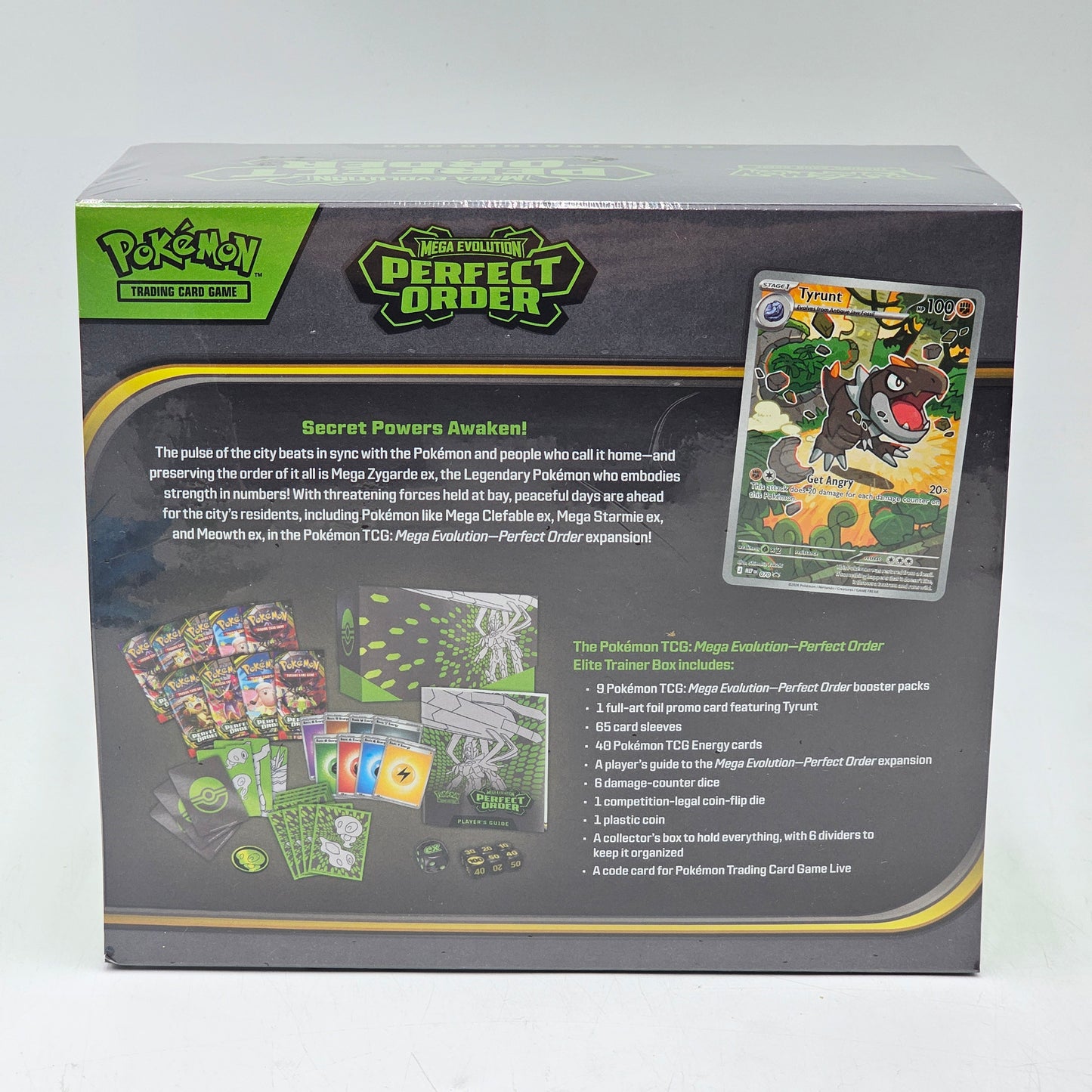 New Pokemon Mega Evolution Perfect Order Elite Trainer Box