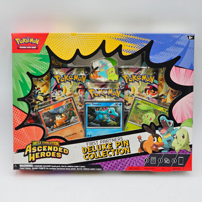 New Pokemon TCG Ascended Heroes First Partners  Deluxe Pin Collection