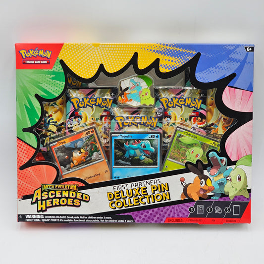 New Pokemon TCG Ascended Heroes First Partners  Deluxe Pin Collection