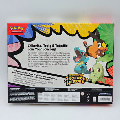 New Pokemon TCG Ascended Heroes First Partners  Deluxe Pin Collection