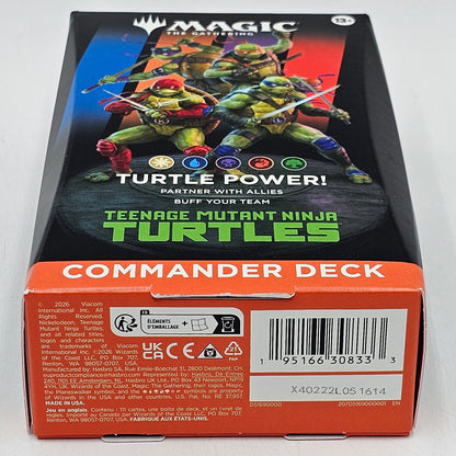 New Magic the Gathering Teenage Mutant Ninja Turtles Commander Deck Turtle Power