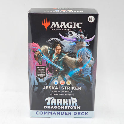 New Magic the Gathering Tarkir Dragonstorm Commander Deck Jeskai Striker