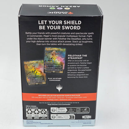 New Magic the Gathering Tarkir Dragonstorm Commander Deck Abzan Armor