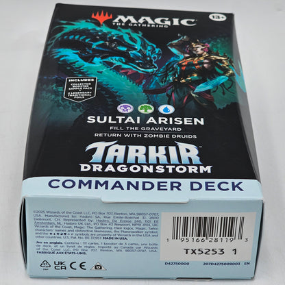 New Magic the Gathering Tarkir Dragonstorm Commander Deck Sultai Arisen