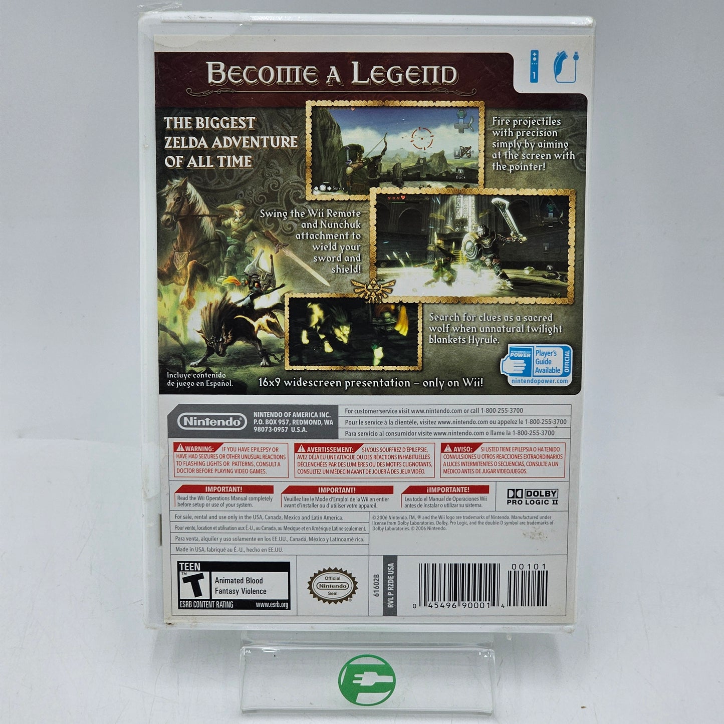 New Zelda Twilight Princess (Nintendo Wii, 2006)