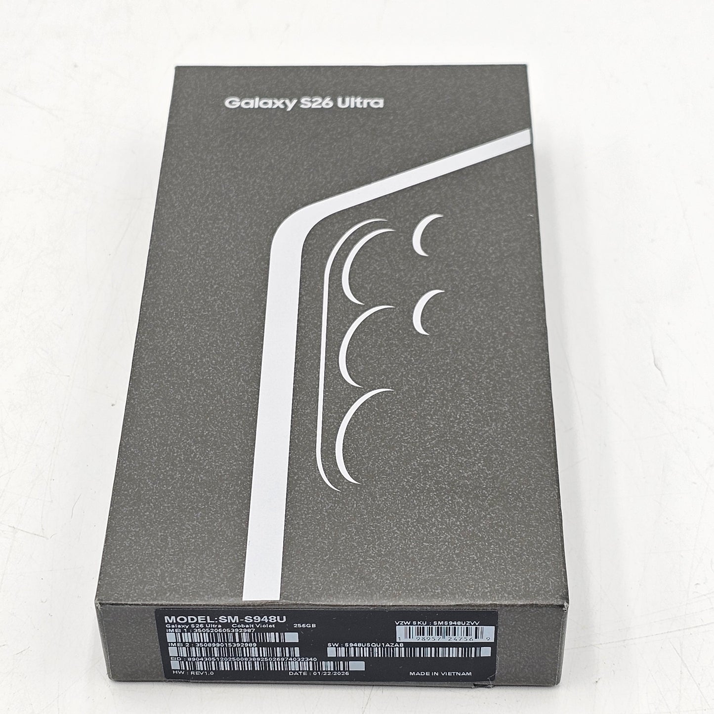 New Factory Unlocked Samsung Galaxy S26 Ultra 256GB SM-S948U Cobalt Violet