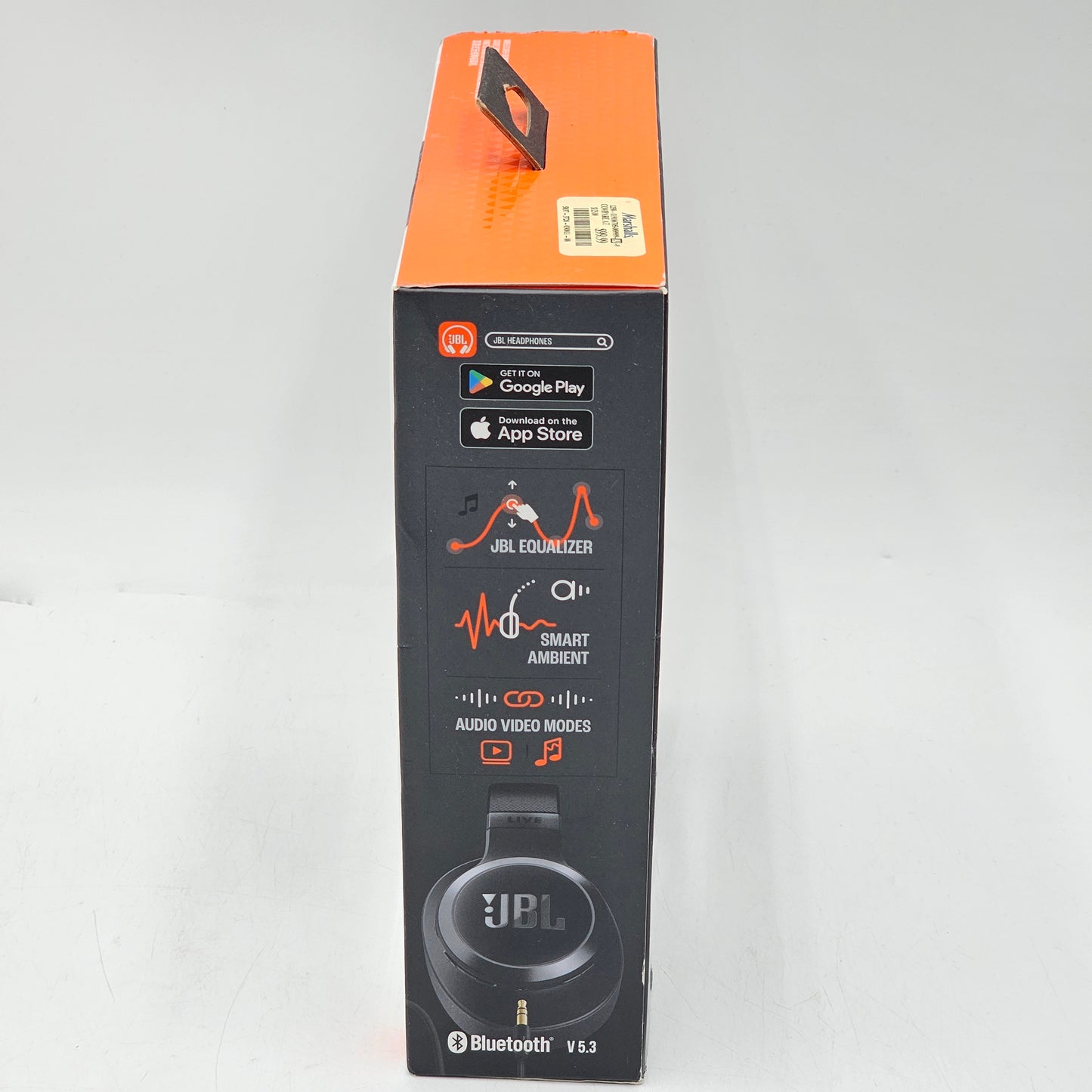 New JBL Live 770 NC Wireless On-Ear Bluetooth Headphones Black JBLLIVE77ONCBLKAM