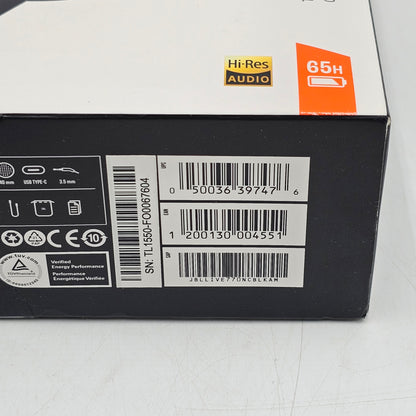 New JBL Live 770 NC Wireless On-Ear Bluetooth Headphones Black JBLLIVE77ONCBLKAM