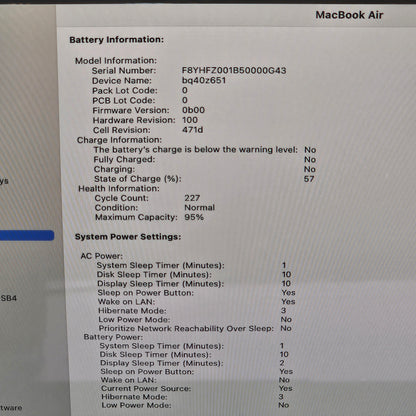 2025 Apple MacBook Air 13" M4 10C GPU 4.5GHz 16GB RAM 256GB SSD A3240