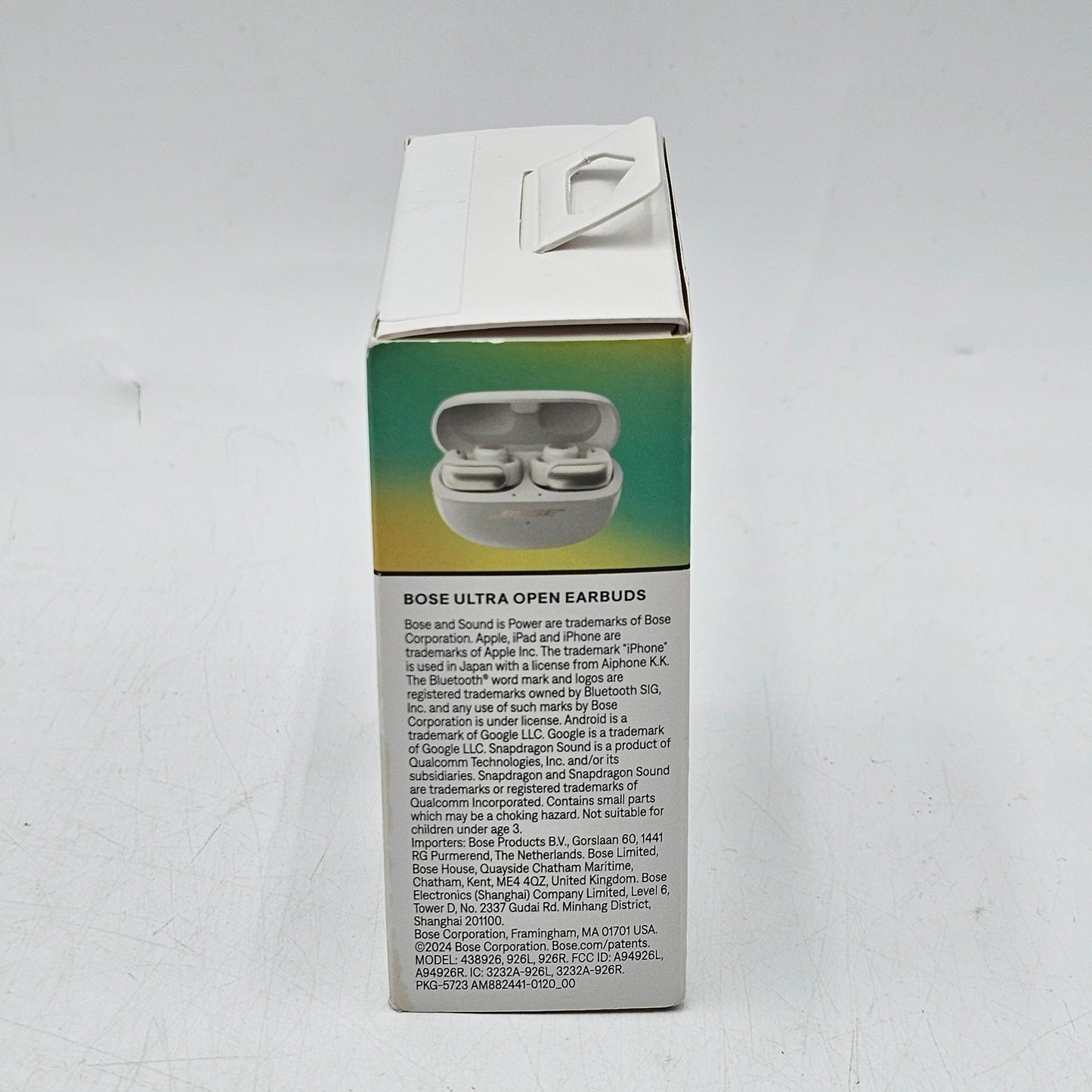 New Bose Ultra Wireless Open Earbuds White Smoke 881046-0020