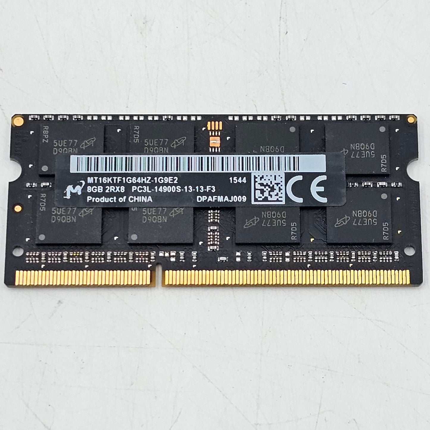 Micron  Memory Module 8GB (1x8GB) RAM DDR3L 1866MHz MT16KTF1G64HZ-1G9E2
